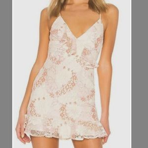 Lovers + friends lace mini dress sz xs